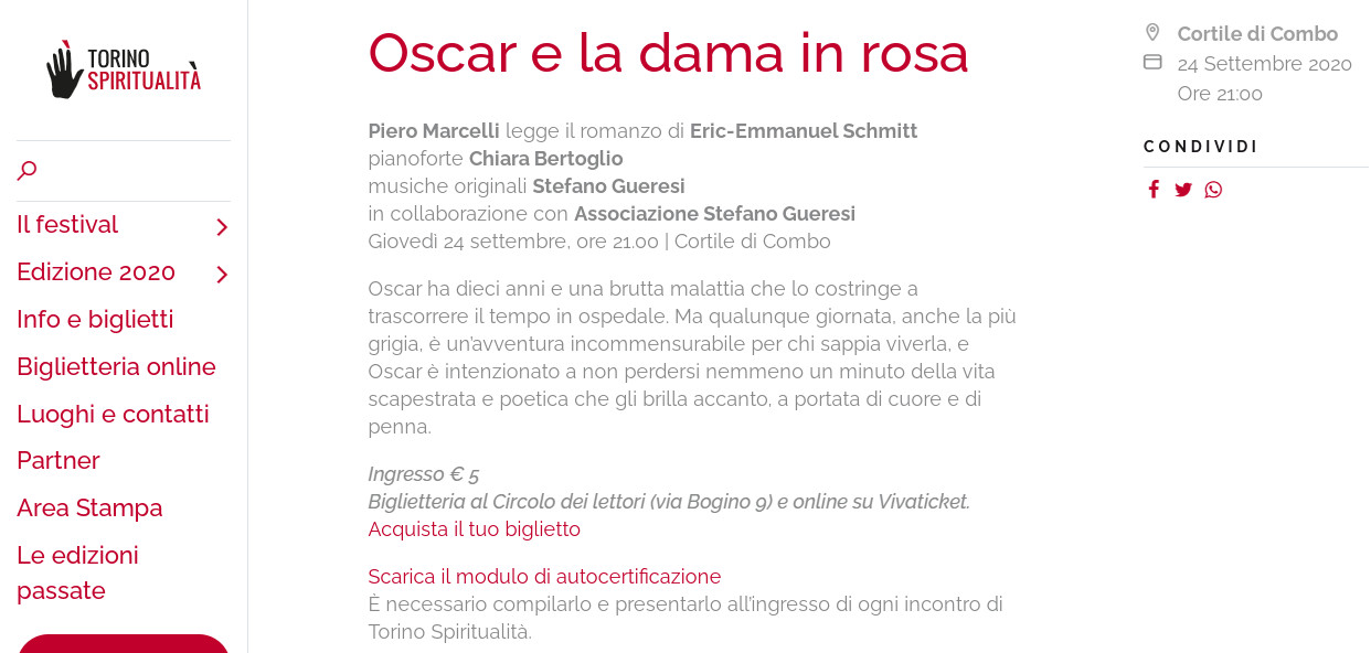 Oscar e la dama in rosa